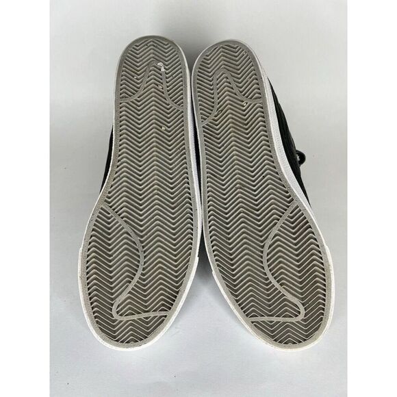 nike shoes high top Sneakers Lace Up Straps Men Size 11.5 Black Leather - Picture 11 of 13